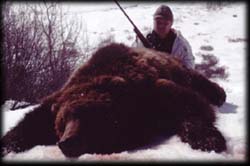 Tony Knox of Shakopee, MN with his Spring Brown Bear