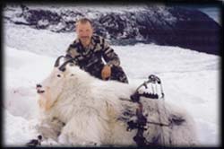 Guide Braun Kopsack with his Mountain Goat, Oct. 2005