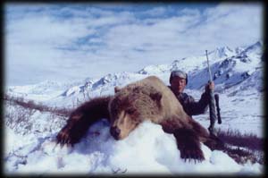 Mark Maunder of Sandy, OR with his Spring Brown Bear